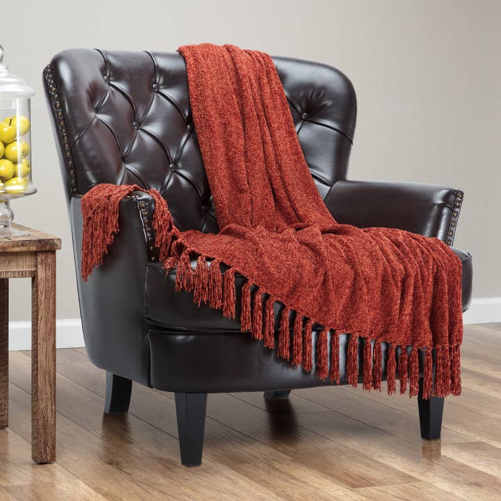 Chenille Throw for wholesale by Chanasya