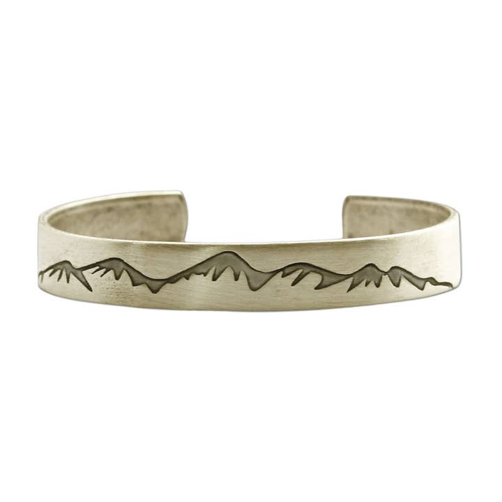 Daphne Lorna - Wholesale Cuff Bracelet - Snowcap Mountains Cuff Bracelet
