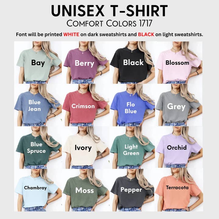 APComfortPrints - Wholesale T-Shirt (Graphic) - Unisex - Custom Text Comfort Colors® T-Shirt