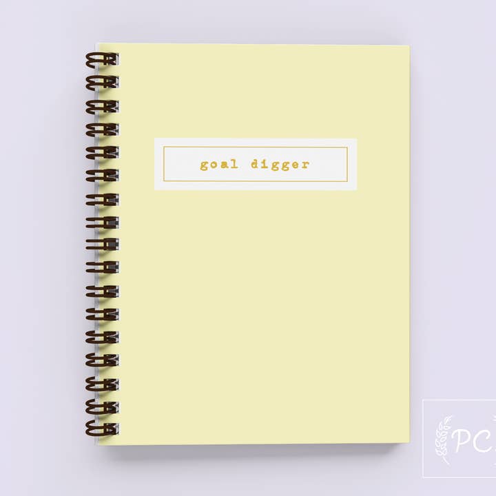 Goal Digger | cuaderno para venta al por mayor de Prairie Chick Prints