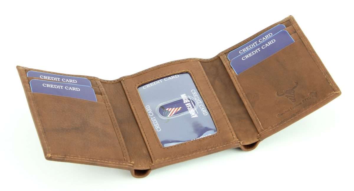 Leather Impressions Inc - Wholesale Wallet - Men's - American Bison Tall Trifold Wallet27