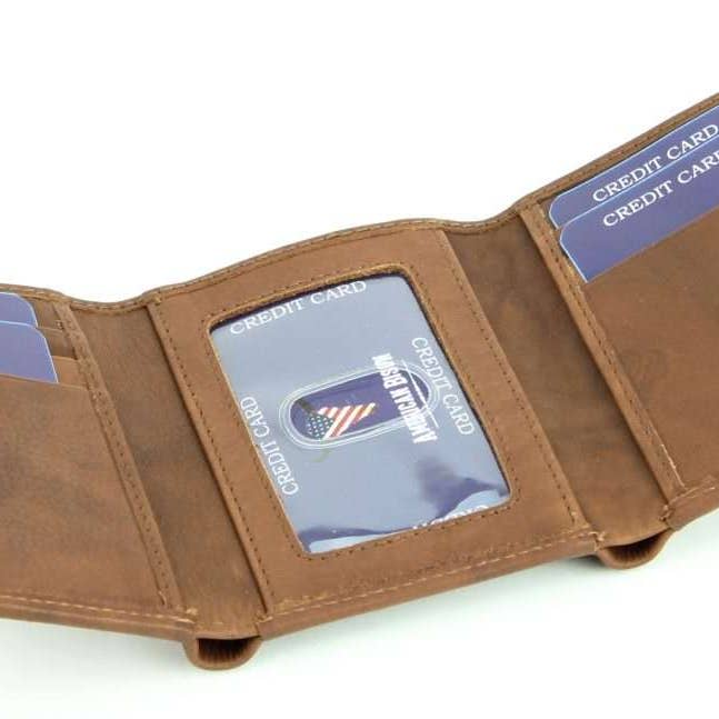 Leather Impressions Inc - Wholesale Wallet - Men's - American Bison Tall Trifold Wallet27