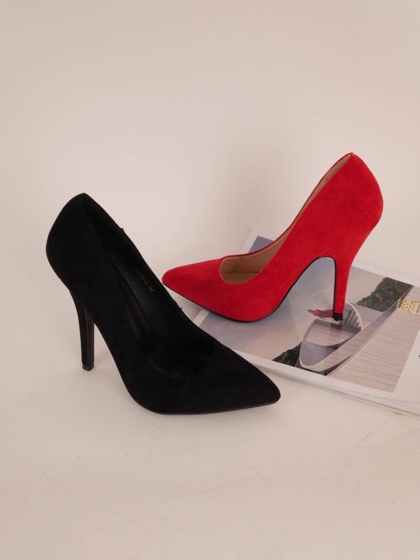 BELLICY / Cink-me - Wholesale High Heels - Women's - DM1781A, Suede stiletto heels0