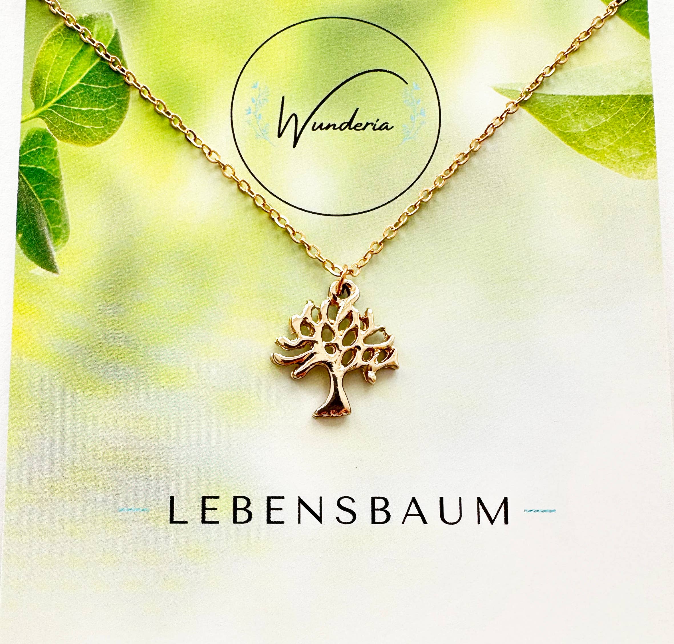 gold Tree of life necklace fashion jewellery silver for wholesale on Faire7