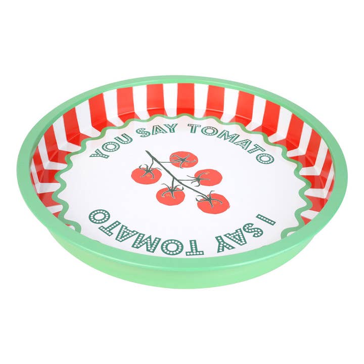 Tomaten-Blechschale - 30 cm für den Großhandel von Talking Tables EU