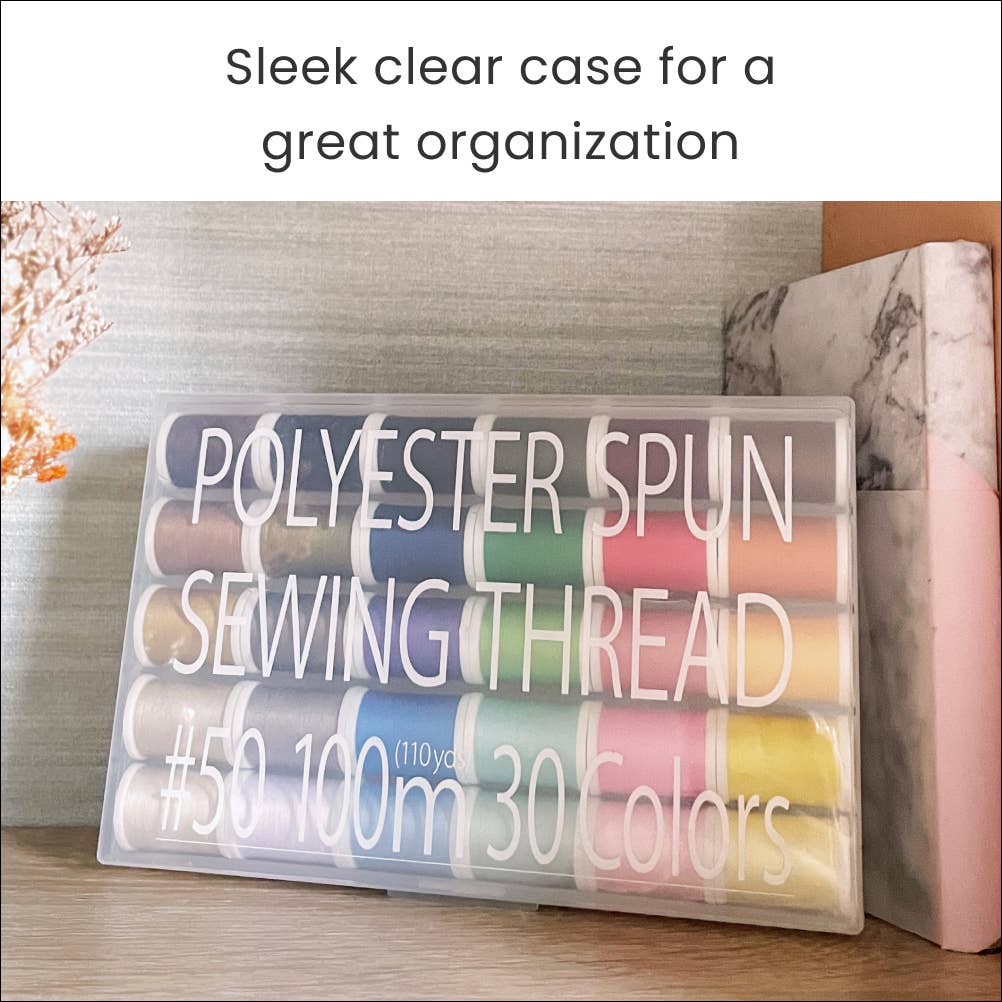 LEONIS SHIRTS & FAVORITES – wholesale Tråd – LEONIS SHIRTS & FAVORITES 30-färgs allround polyester-sytrådar 100 m4