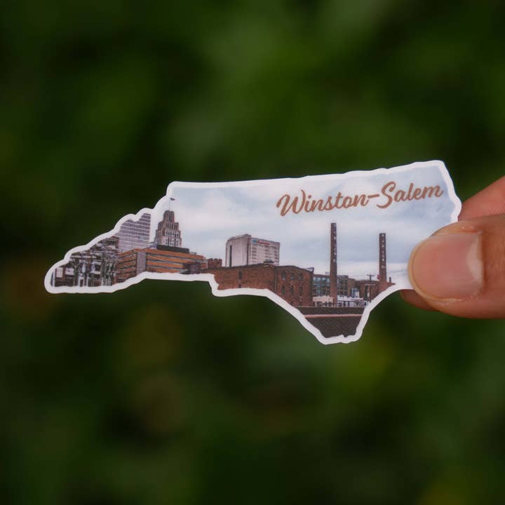 Autocollant Winston-Salem, NC pour la vente par Little Comfy Goods