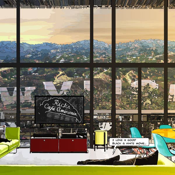 Fine Art Print - "B&W MOVIE" - Philippe Matine for wholesale by Atelier Contemporain