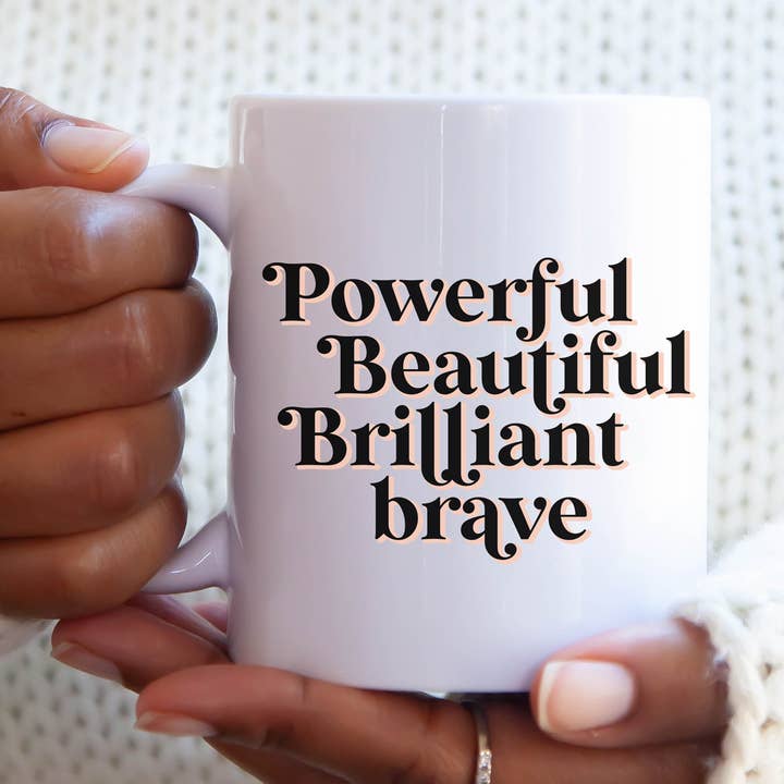 Leistungsstarke schöne Brilliant Brave Gift Luxe Kaffeebecher für den Großhandel von Send Me a Dream