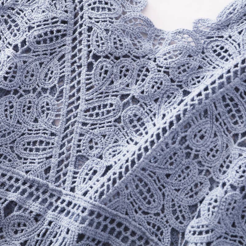 HIDDENBRAND - Wholesale Tank Top - Women's - Bohemia Crochet Lace v-neck tank top - 7 colors14