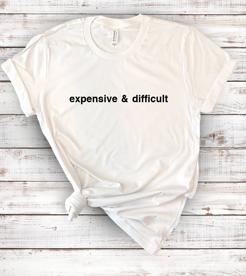 House Of Rodan - Vente T-shirt à imprimés – femme - Cher et difficile - T-shirt drôle0