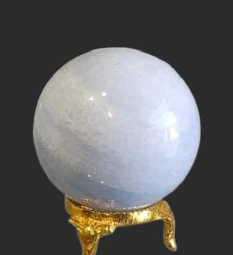 AmazeU - Wholesale Crystal Charging Plate - Blue Calcite Crystal Sphere (1 kg/2.2 lbs pack)   3