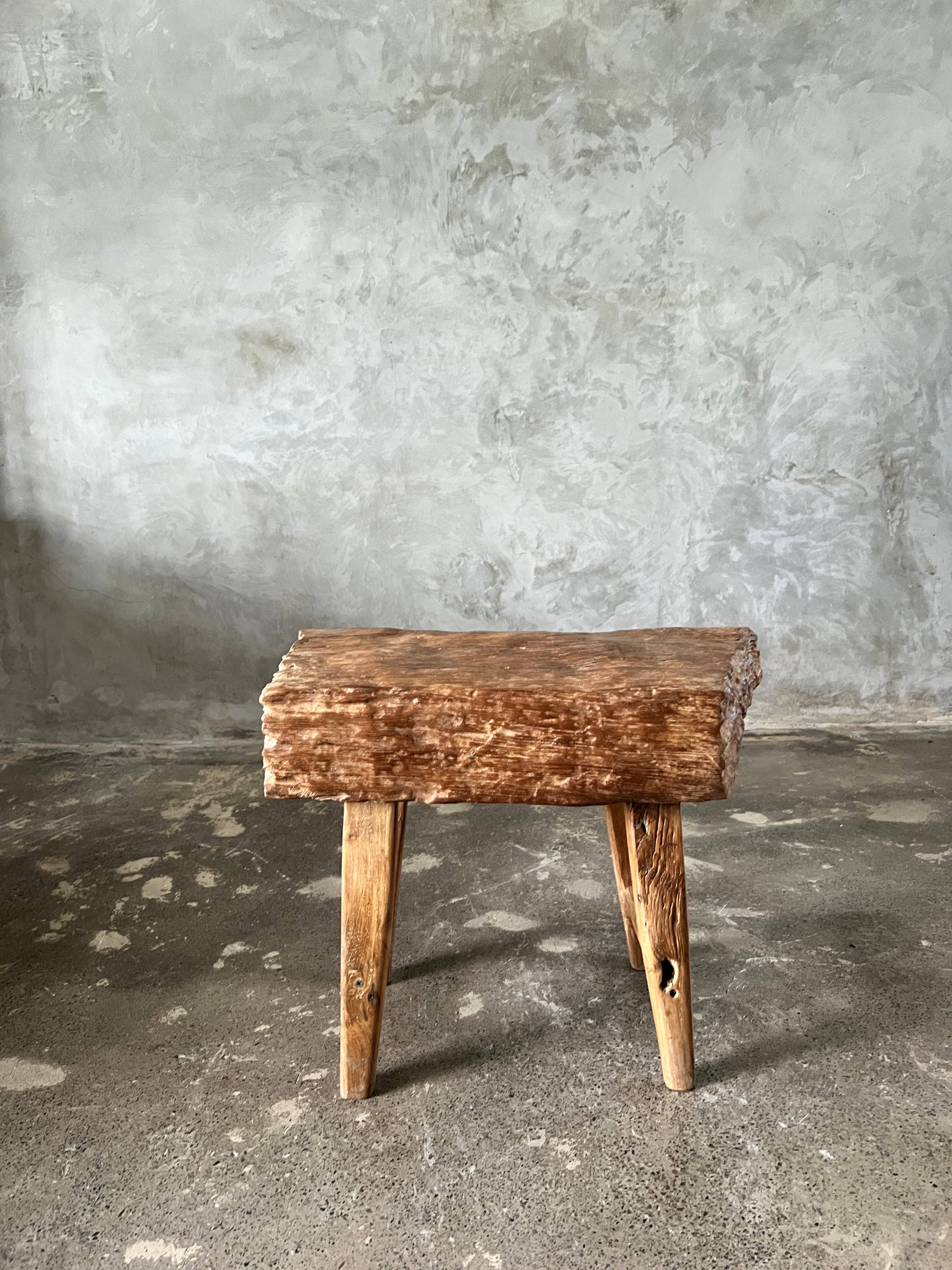 Office Objets - Wholesale Bench - Small organic bench in blonde Asian teak with four legs - Sepuluh0