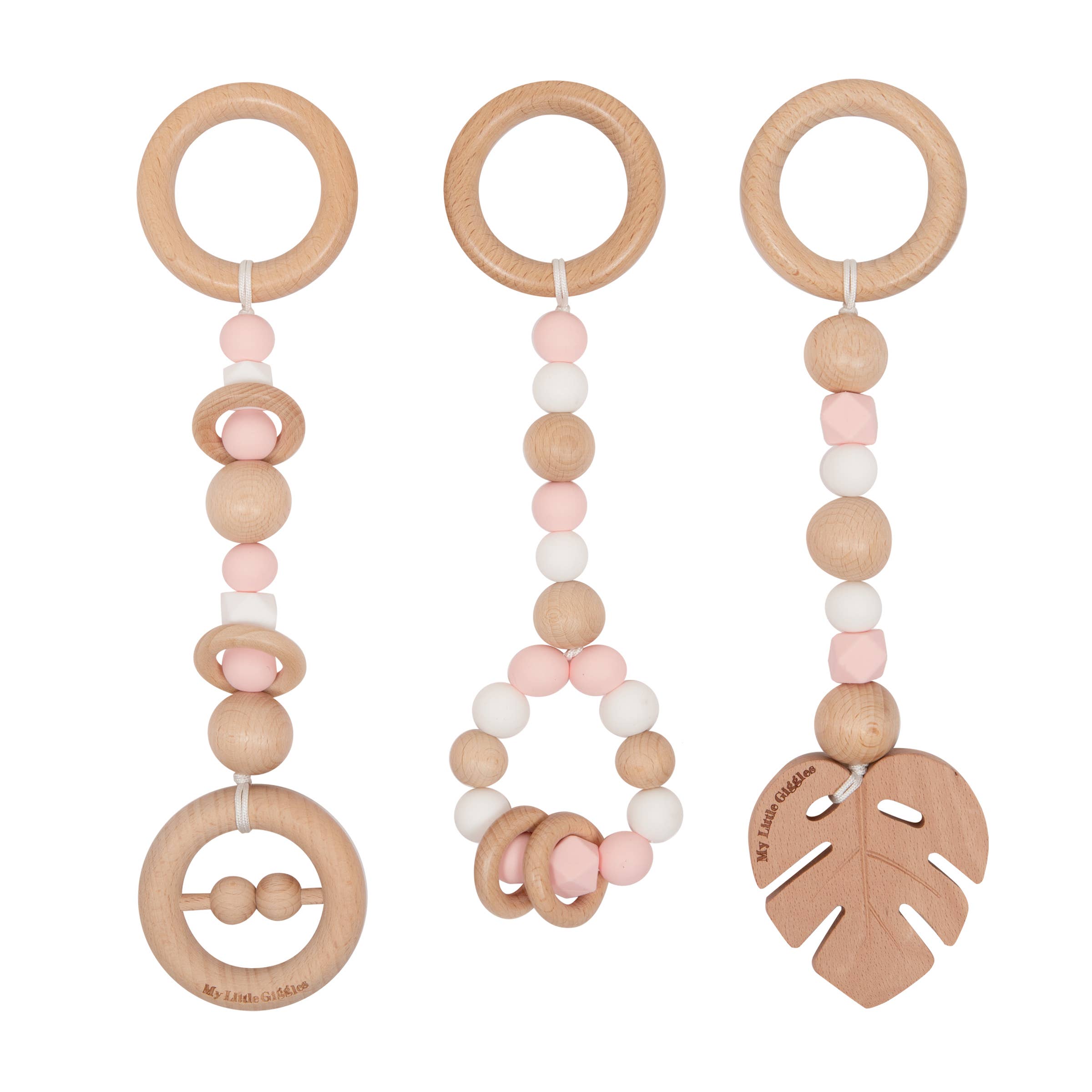 My Little Giggles - Wholesale Wood Toy - Kids - My Little Play Bar & x3 Toy Package – Natural Frame2