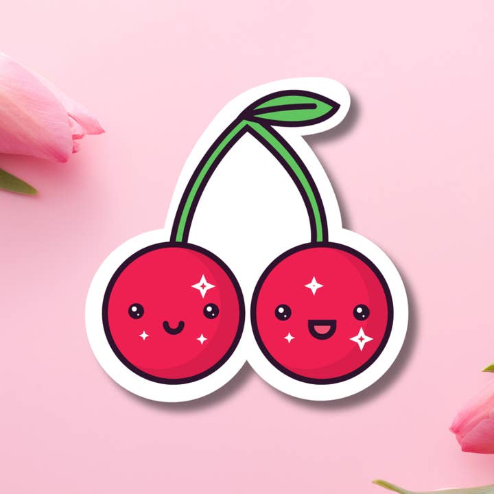 Kirschsüße Vinyl-Aufkleber für den Großhandel von Hikaru Tara Art Arst & Craft Gift Shop