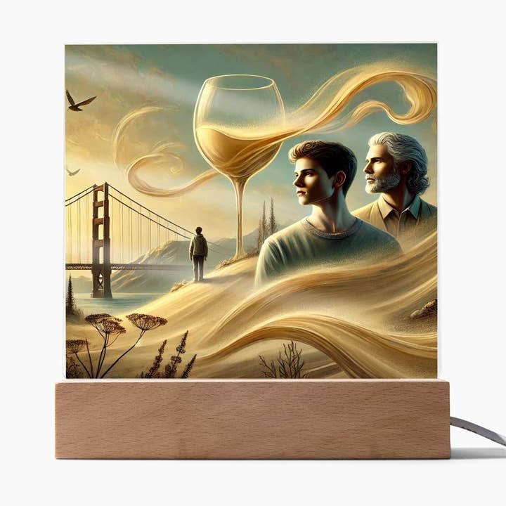 Cos Bircoff Sand Country Single Cover Acrylic Plaque Decor Light for wholesale by KinnetiX Studios Dublin