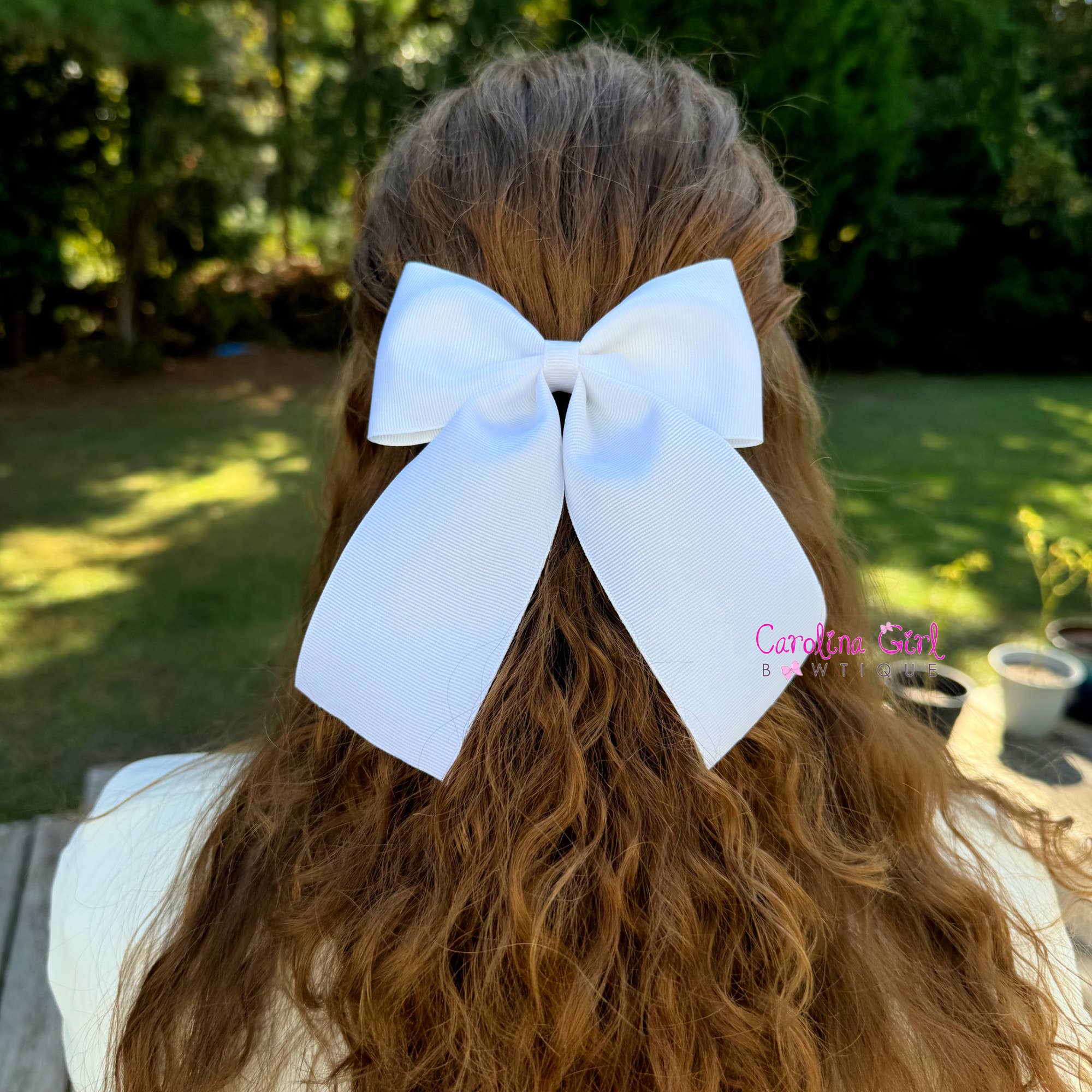 Carolina Girl Bowtique - Vente Nœud pour cheveux – femme - Nœud à cheveux de 5 pouces avec queues0