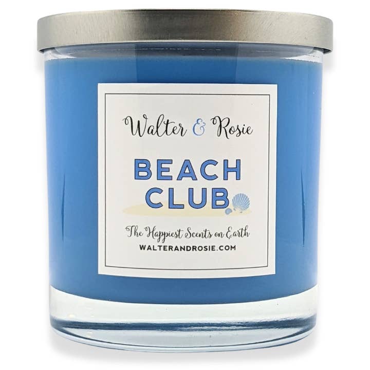 Beach Club Candle for wholesale by Walter and Rosie