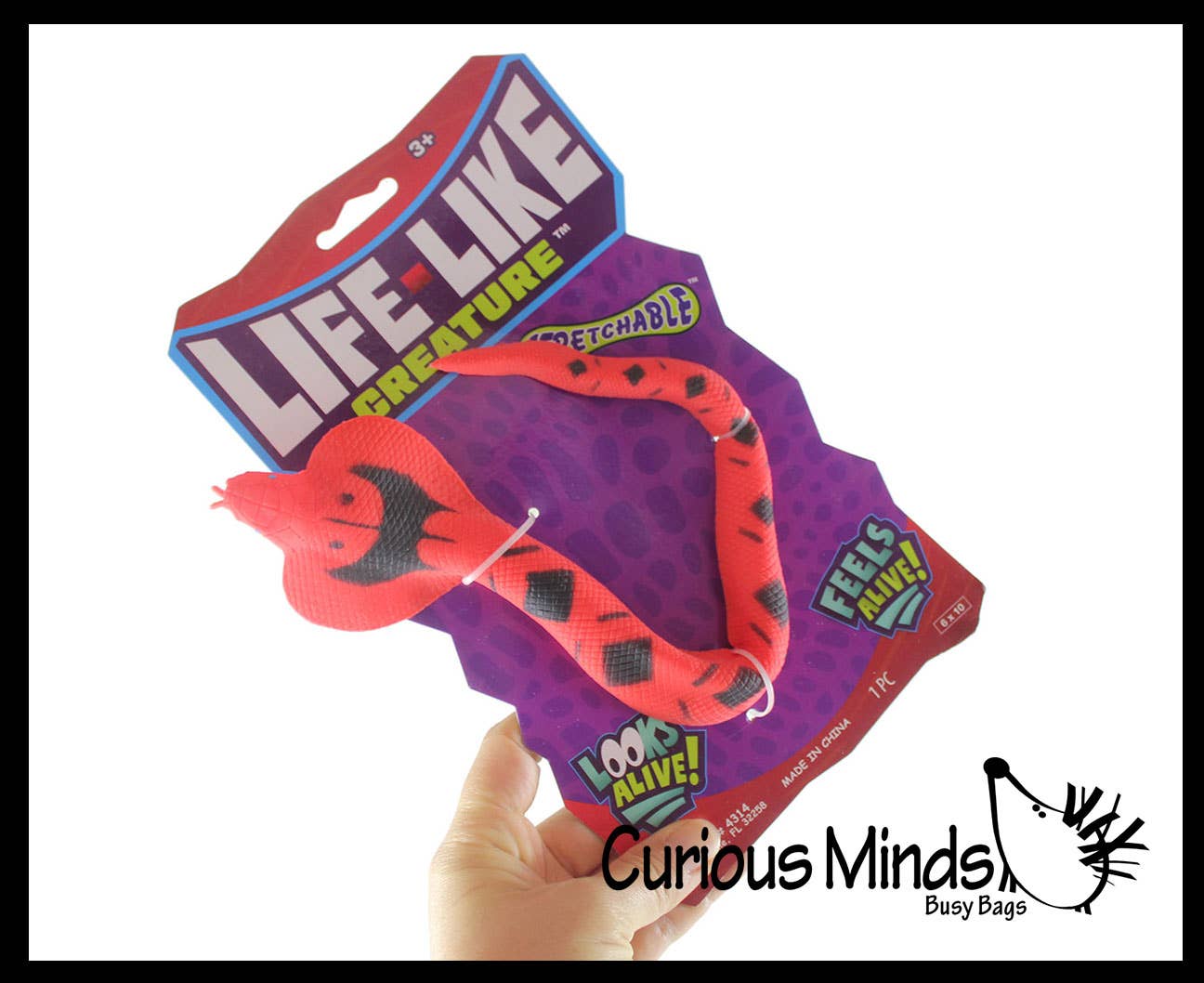 Curious Minds Toys – wholesale Fidget toy – Kids – 1 Stretchy Sand Filled Critters Animals -Gross Sensory Fidge12