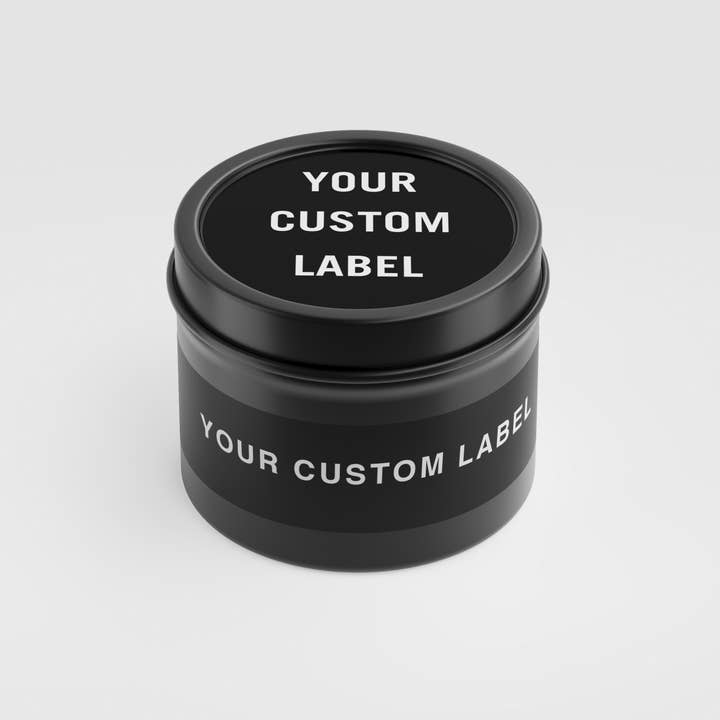 Custom Candle Luxury Travel Tins Made Natural Coconut Wax for wholesale by Candlefy