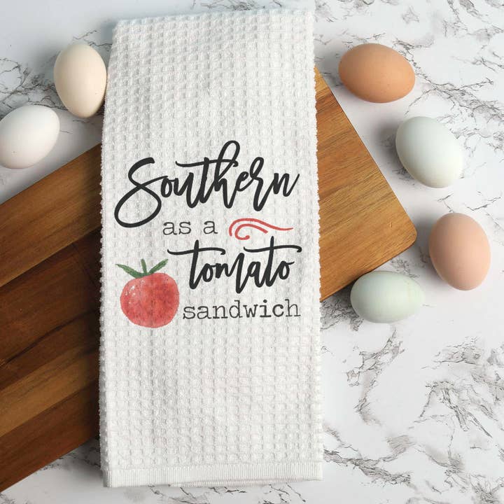 Canary Road - Wholesale Tea Towel - Southern As A Kitchen Towel, Country Dish Towel, Tea Towel1