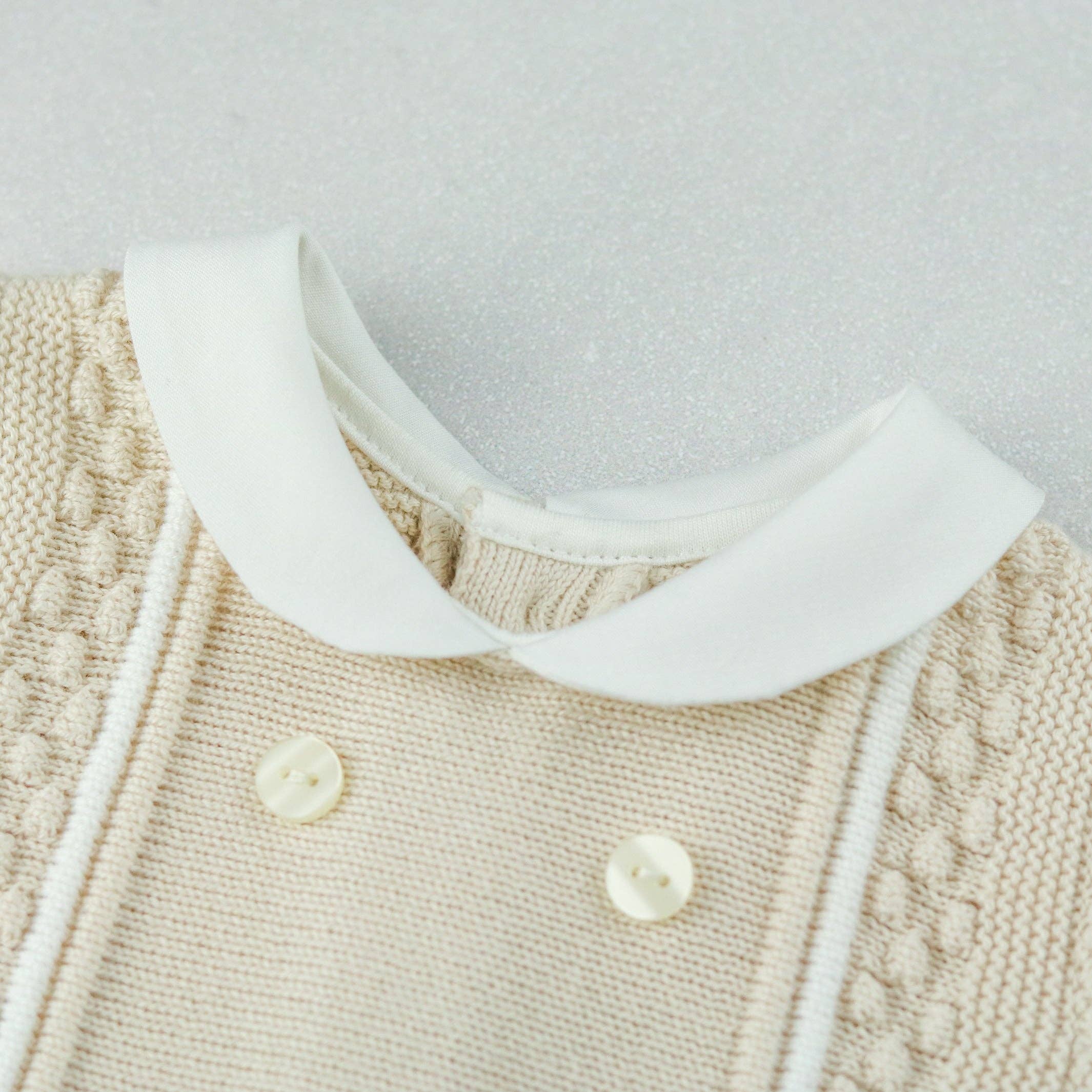 Emile Et Rose - Venta al por mayor Peto - Bebés - Mameluco de punto unisex para bebé Java en color piedra7