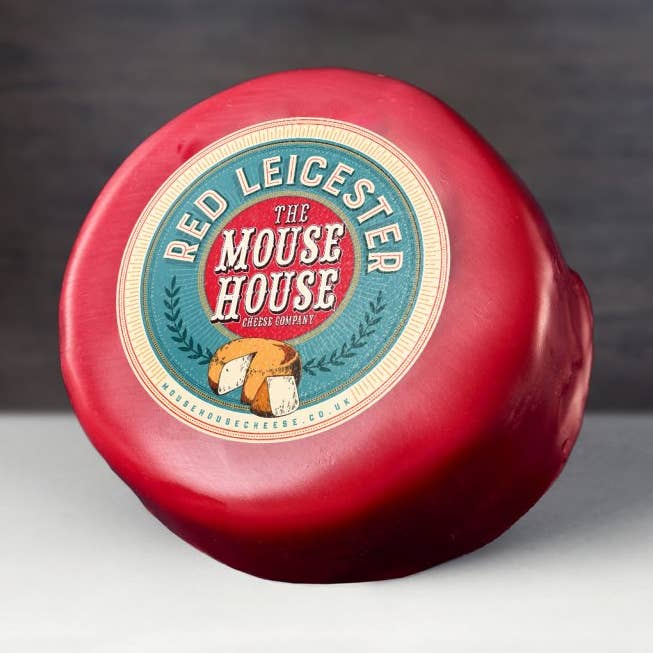 Red Leicester 190g Truckle for wholesale by The Mouse House Cheese Company