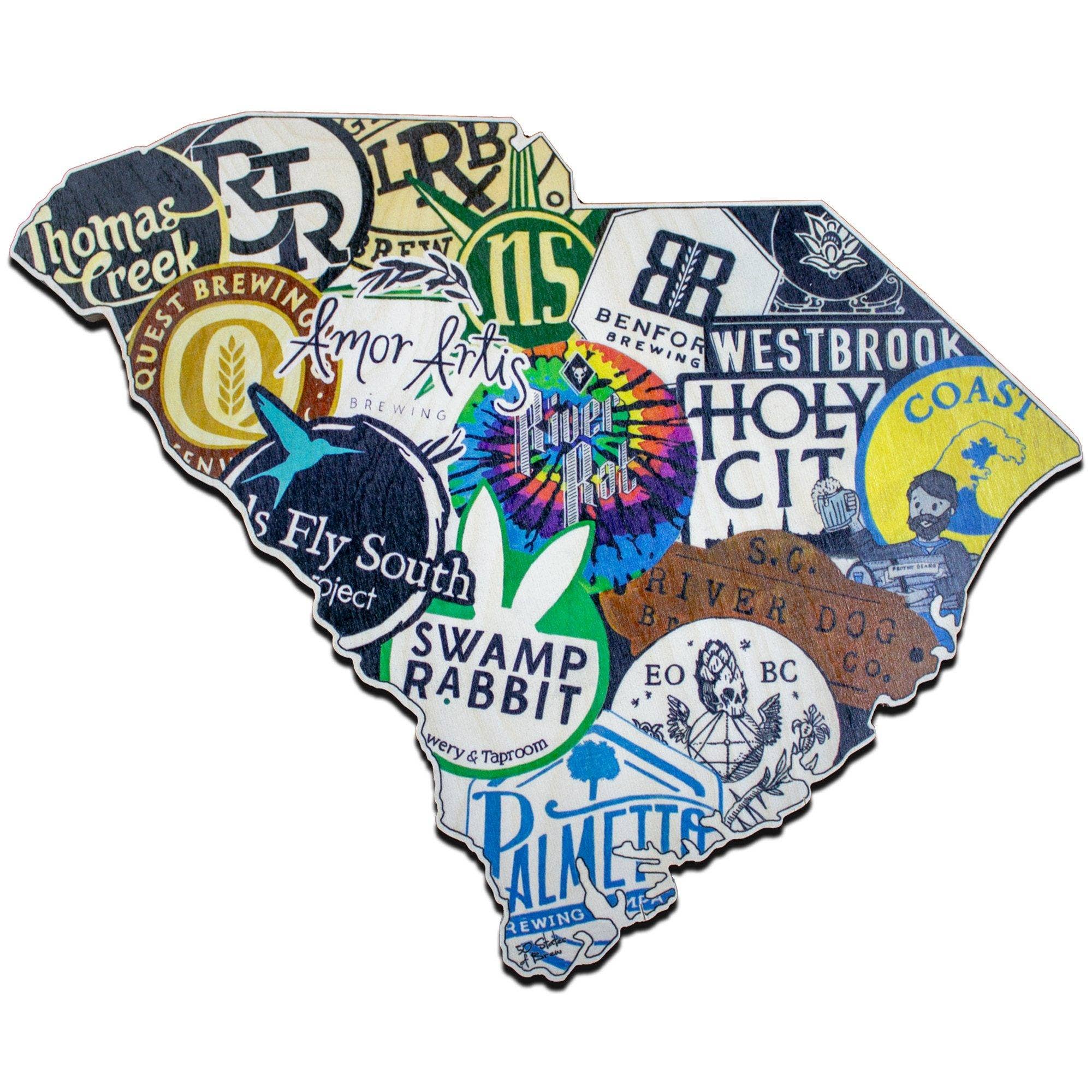 States Of Brew - Wholesale Sign - "Hoppy Faces, Barley Places"4