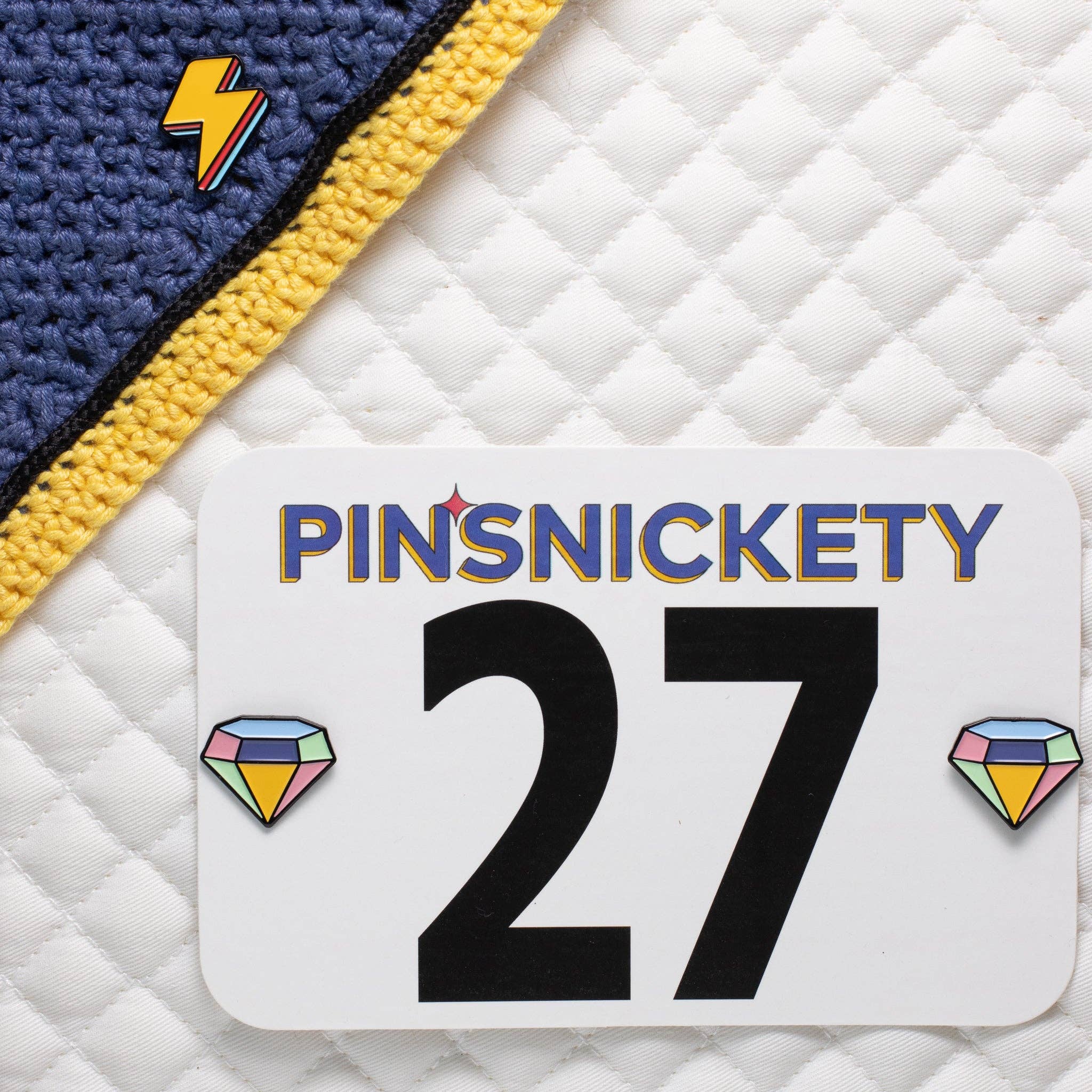Pinsnickety - Wholesale Horseback Riding Gear - Lightning Bolt Pins: Electric Yellow3