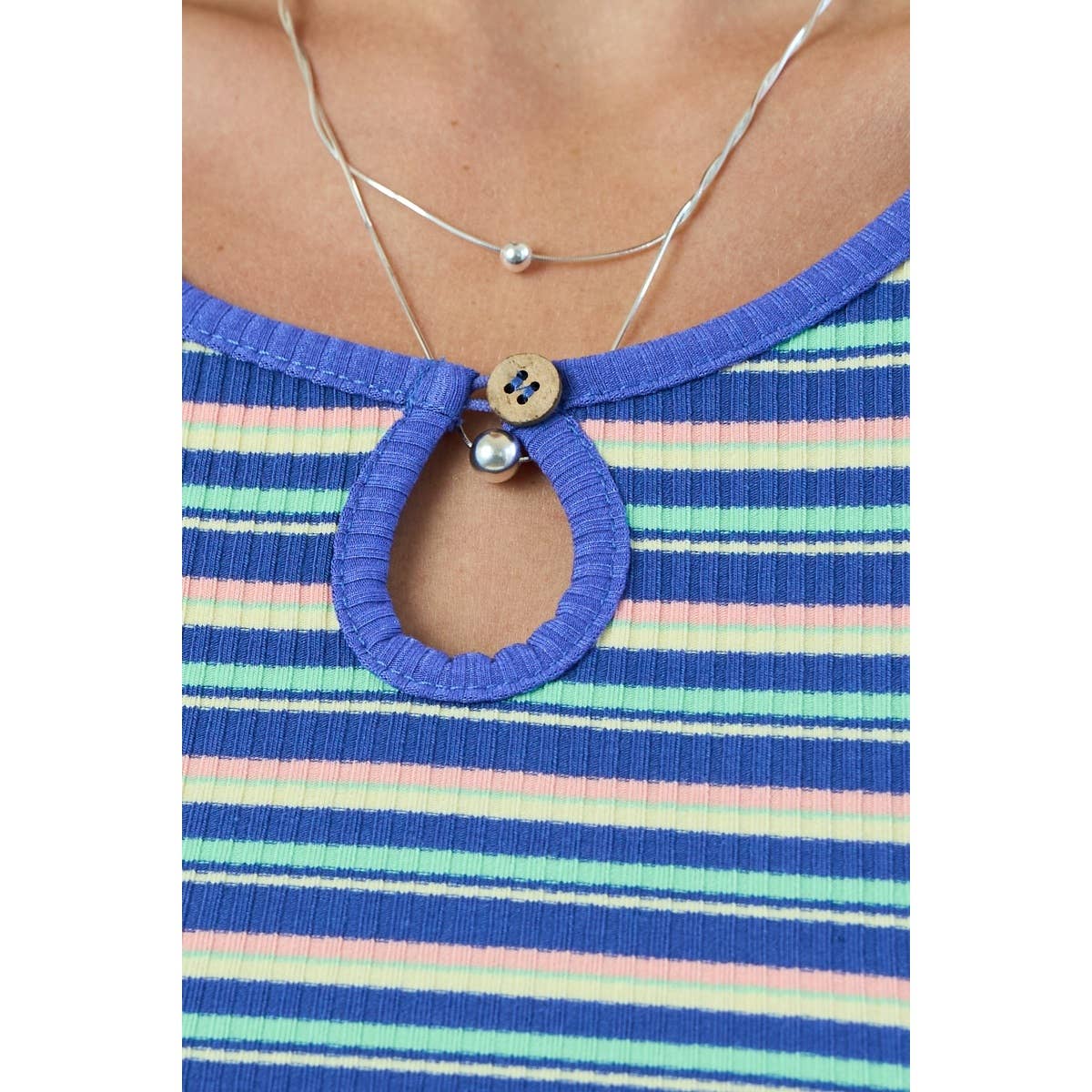 The GREii - Wholesale Knit Top - Women's - Vibrant Striped Knit Top13