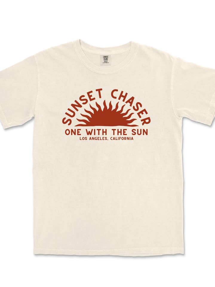 Sunday Violets - Wholesale Screen Printed T-Shirt - Women's - Sunset Chaser Premium Tee