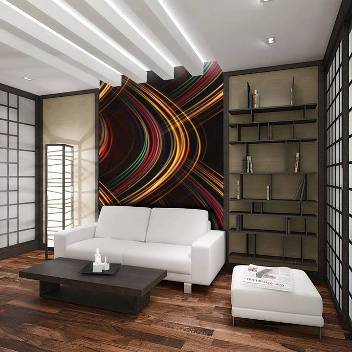 Tapet - Abstrakte farverige lys for engroshandel hos IlyDecor