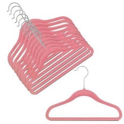 Only Hangers - Wholesale Clothes Hangers - Slimline Rose (Dark Pink) Kids Hanger