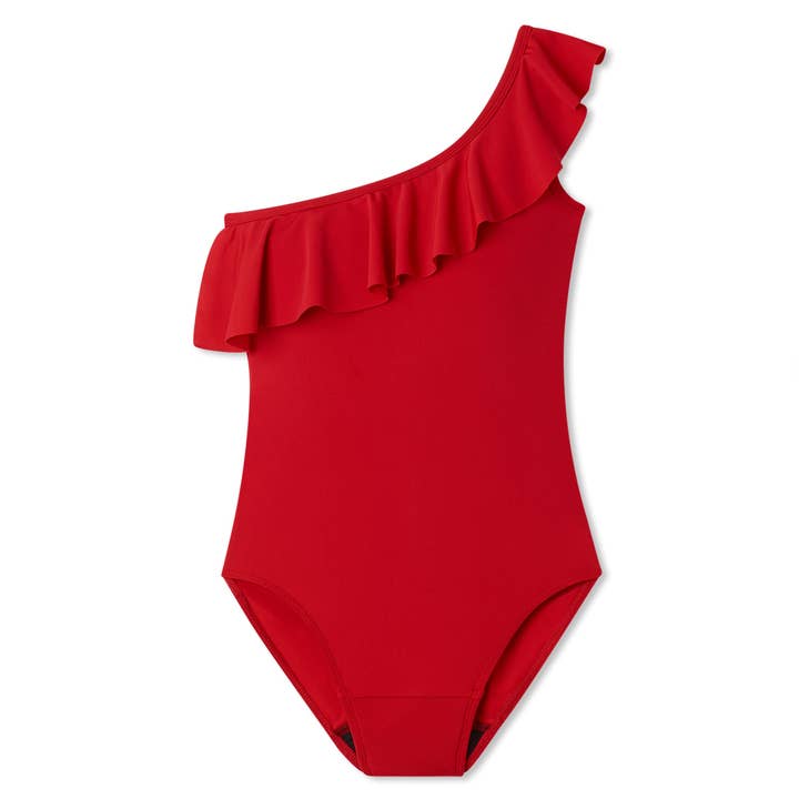 Bañador de época con un solo hombro | Classic Ruby para venta al por mayor de Ruby Love
