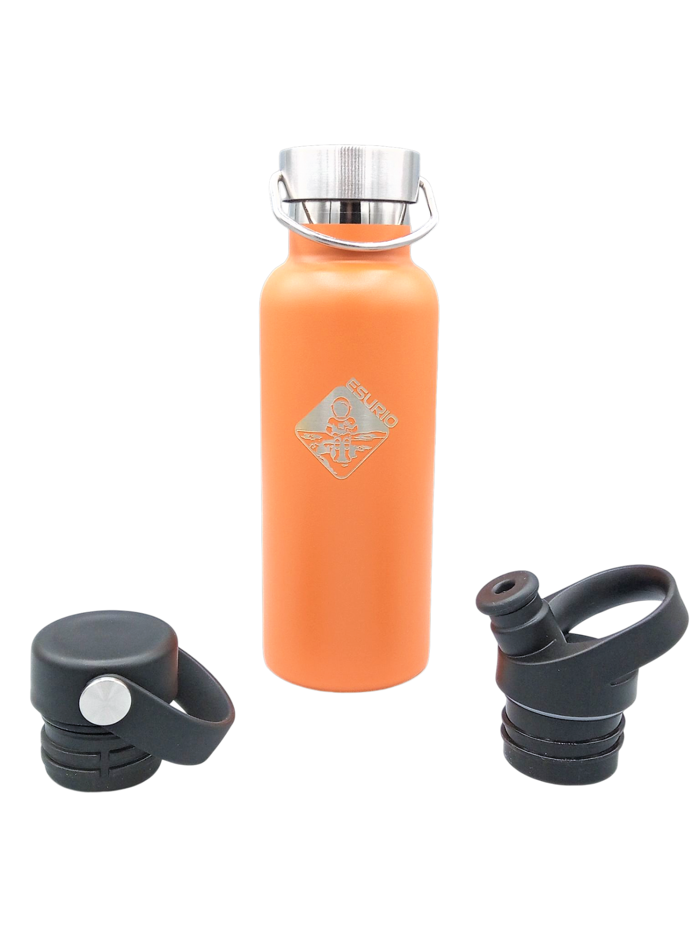 ESURIO - Wholesale Water Bottle - “Arcturus” isothermal bottle 500 ml Orange Solaire3
