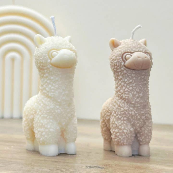 Eli and Things – Velas de decoração por atacado – Vela de Alpaca - Velas em Forma de Lhama - Presente Fofo de Animal3