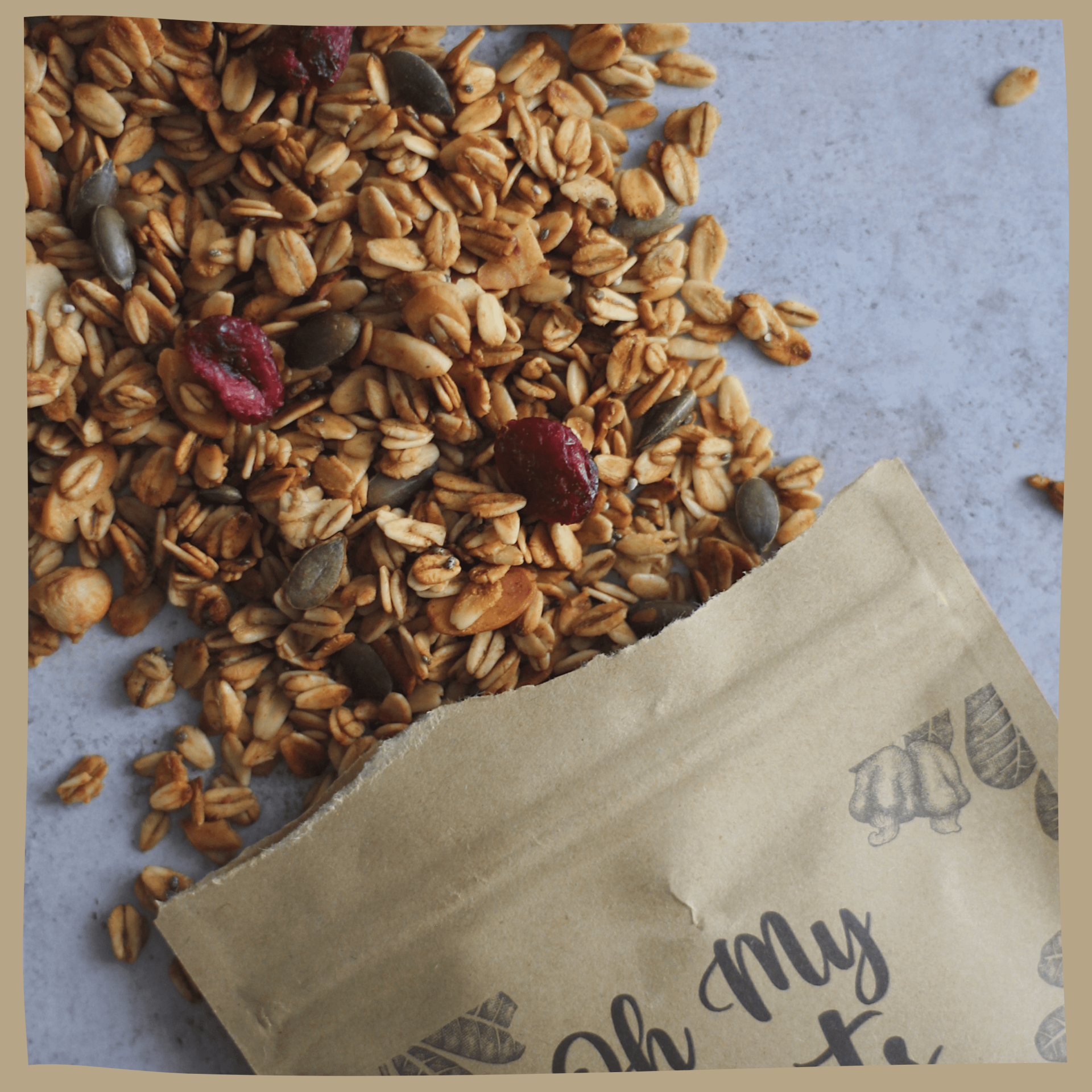 Oh My Nuts - Wholesale Granola - Nutalmond Artisan Granola 125G1