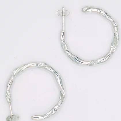 Pavane silver buckle for wholesale by Morgan Lou