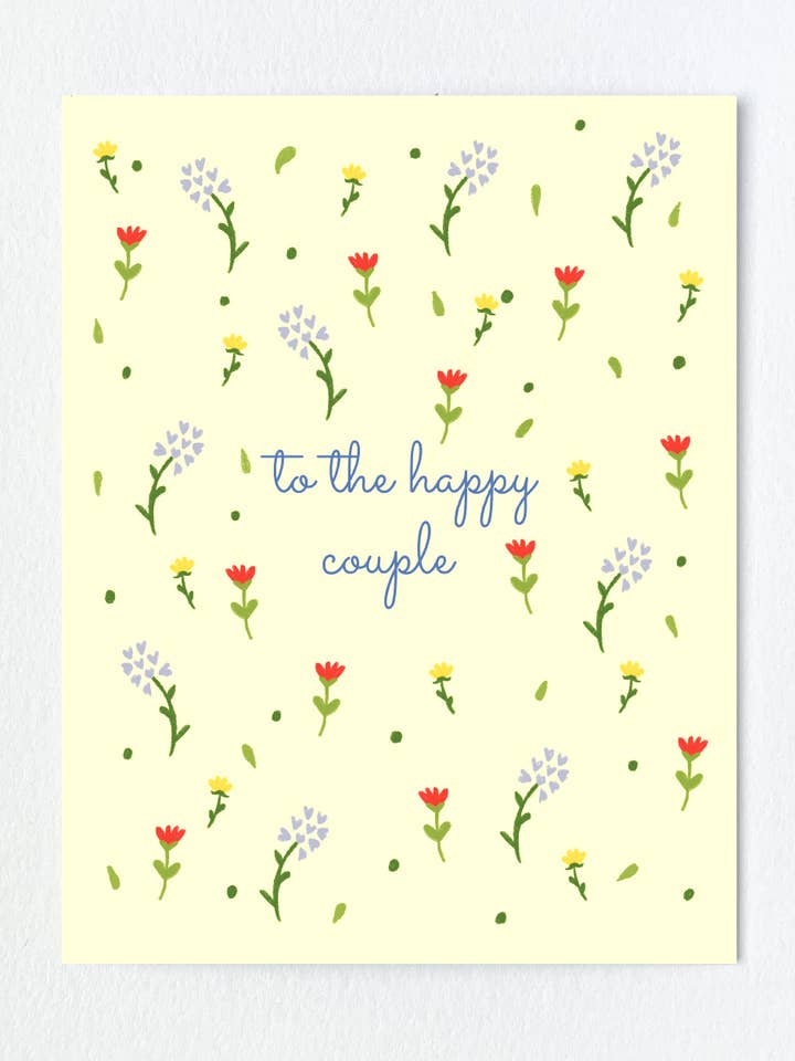 Happy Couple - Tarjeta de felicitación para venta al por mayor de Stay Soft Studio