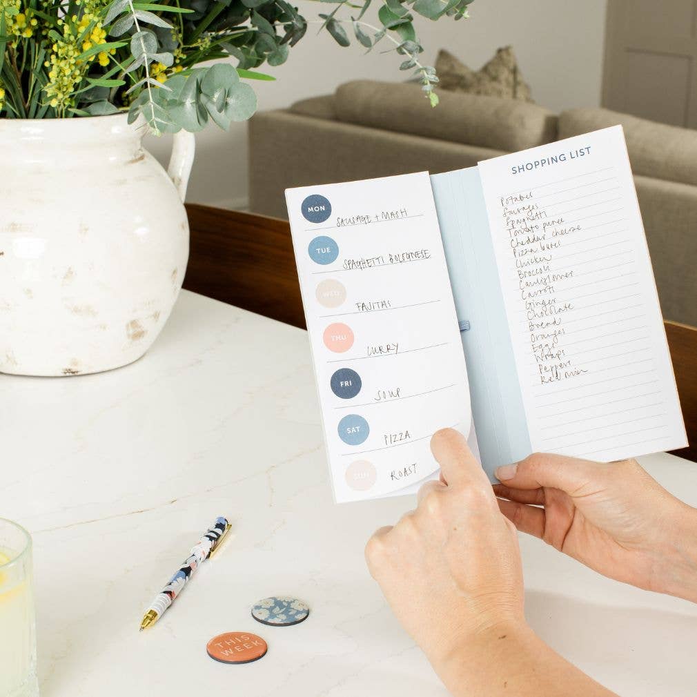 Busy B – wholesale Planner – Meal Planner & Tear Off Shopping List Organiser - Stripe2