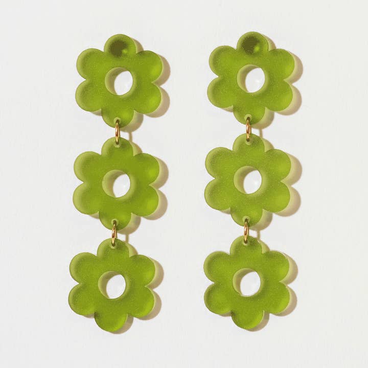 Pendientes Retro en Cadena de Margaritas para venta al por mayor de Sleepy Mountain