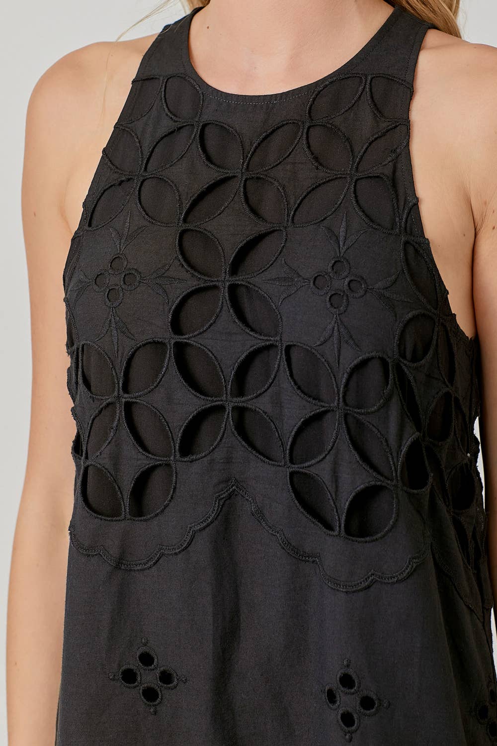 Mystree – Engroshandel Kjole - Dame – 60048 Halter Neck Blonder Kjole11