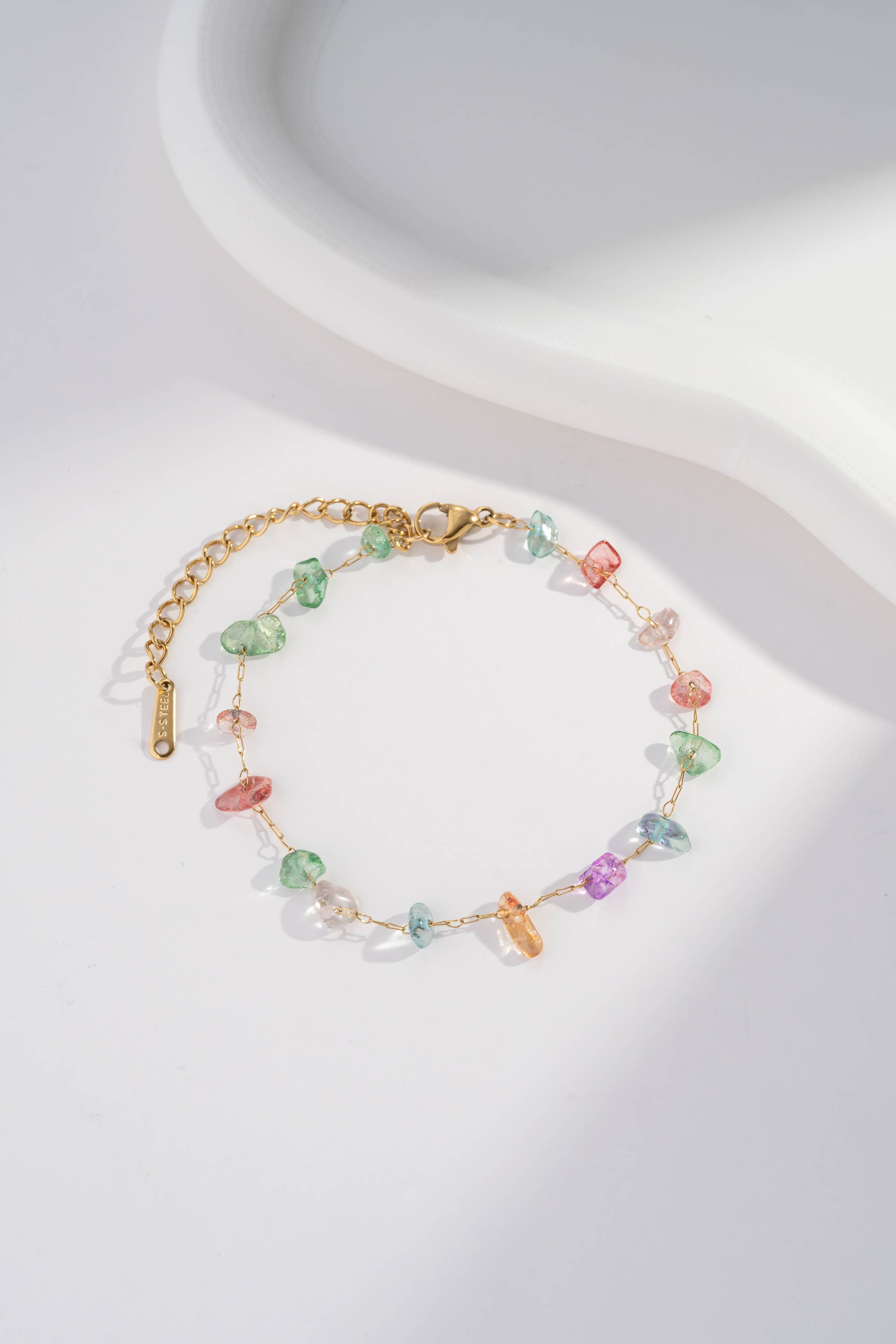 COSMOS - Wholesale Beaded Bracelet - Multicolored natural stone bracelet stainless steel1