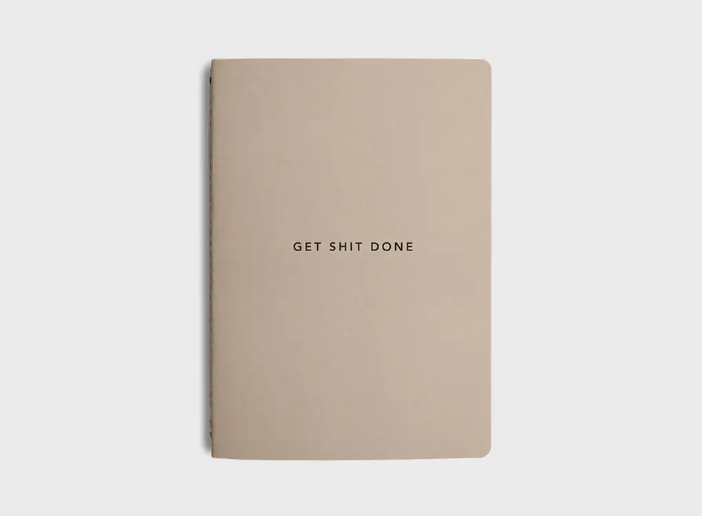 MOXON – wholesale Notebook – MiGoals | Get Shit Done Minimal A6 12