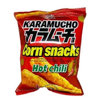 Koikeya Karamucho Corn Hot Chili 12/2.2OZ for wholesale by L&F Universal Goods