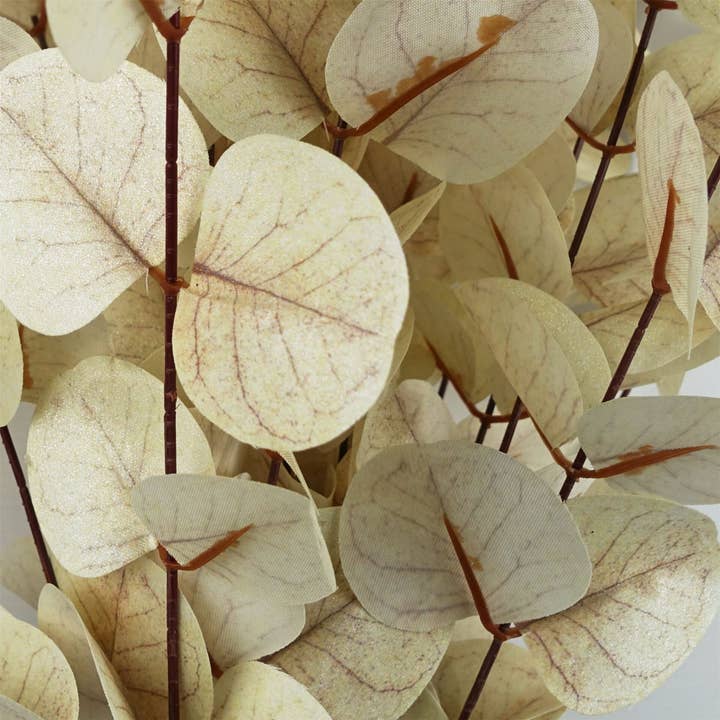 Leaf Design UK LTD – wholesale Artificial flowers – Artificial Foliage White Eucalyptus Foliage Stem 80cm