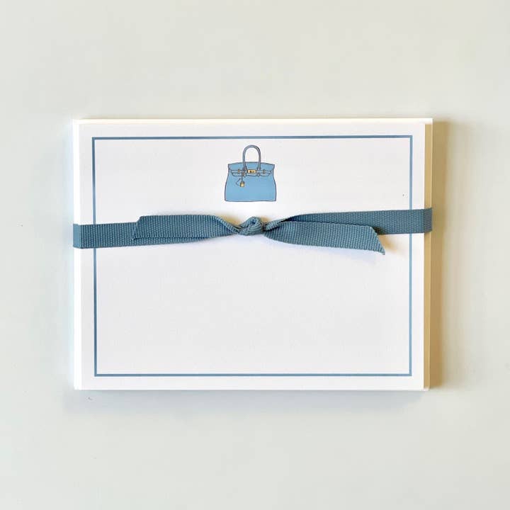 Blue Bag - Flat Note Cards for wholesale by Georgetown Paperie