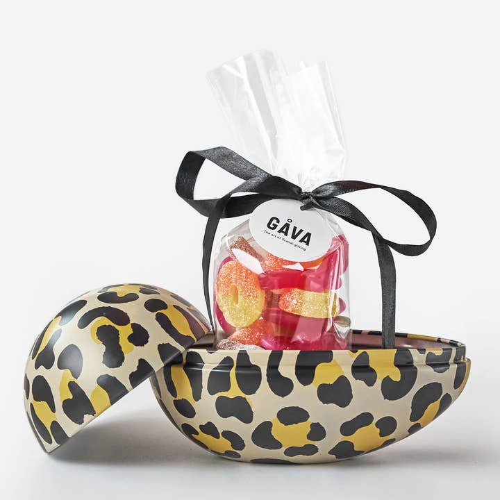 Gåva Gifting - Wholesale Decorative box - Jaguar refillable Tin Easter Egg 4