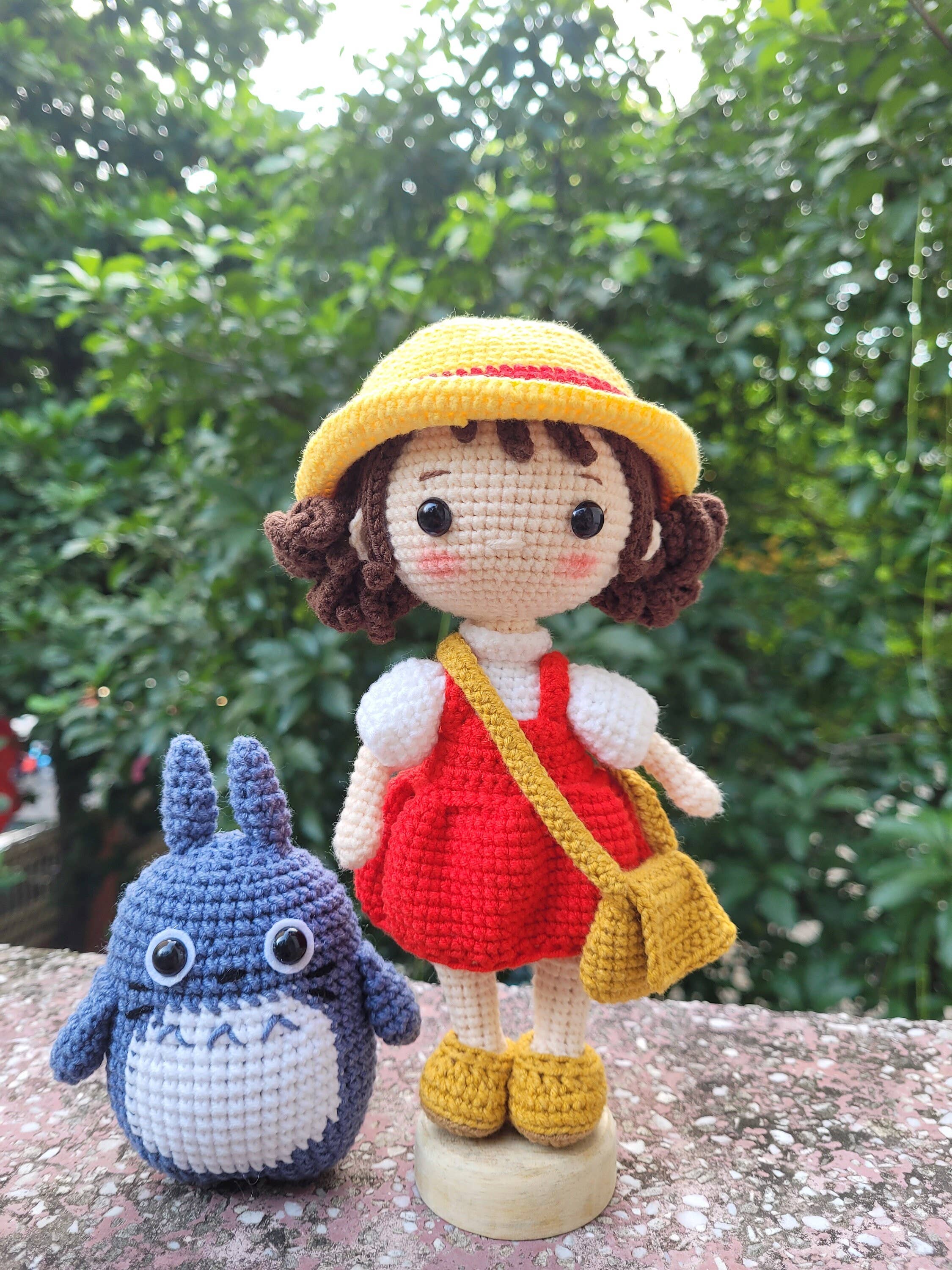 Anh2 LTD - Wholesale Stuffed/Plush Toy - Kids & Baby - Cute Crochet My Dearest Neighbor Totoro & Doll Girl Plushie2