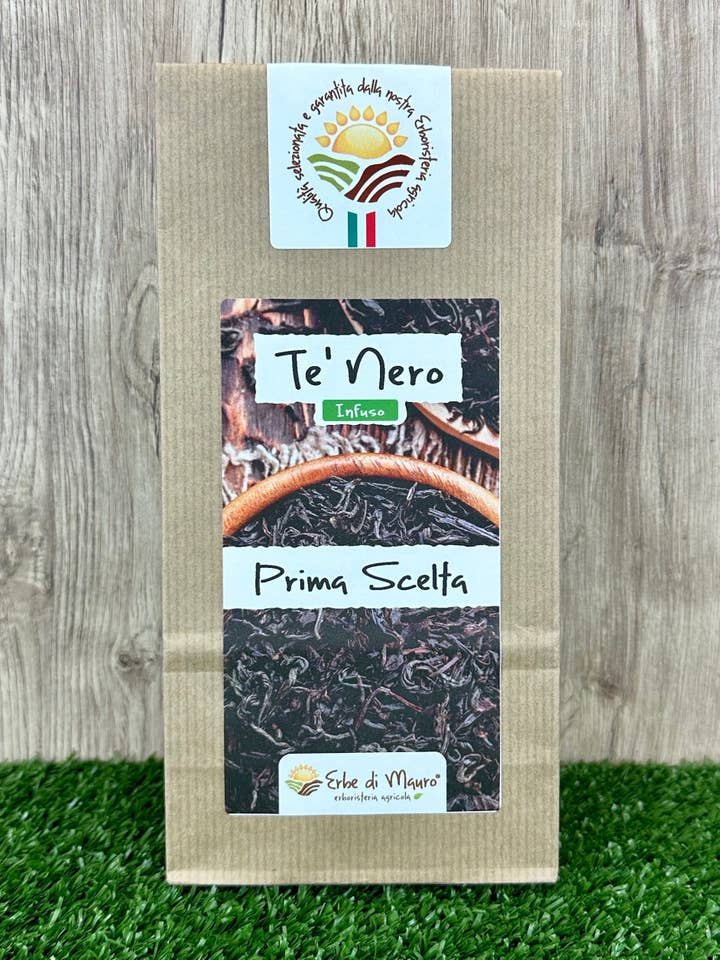 Black Tea, premium infusion 70-500g and 1kg for wholesale by Erbe di Mauro